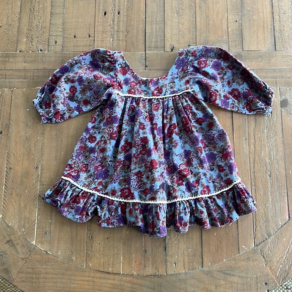 Elestory chambray floral dress - Picture 1 of 5